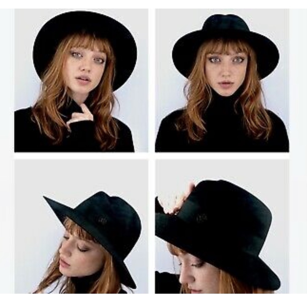Madison Michel Paris Virginie Black Felt Hat SM